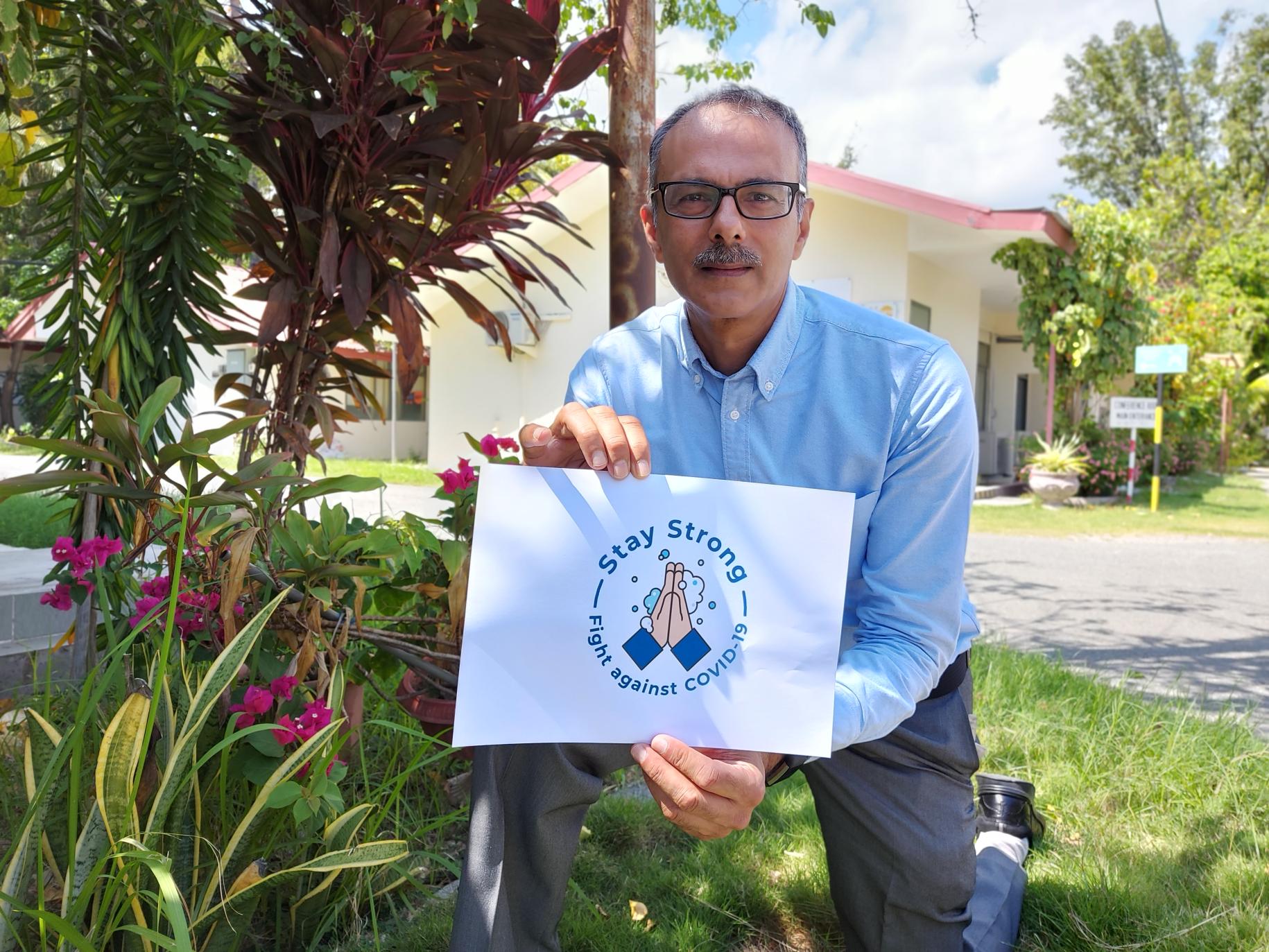 Outgoing Resident Coordinator of Timor-Leste, Roy Trivedy, has led the UN country team in scaling up the Government's response to COVID-19, including through encouraging preventive measures like hand washin