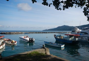 The Seychellois coast.