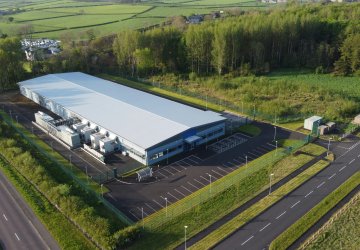 A data centre.