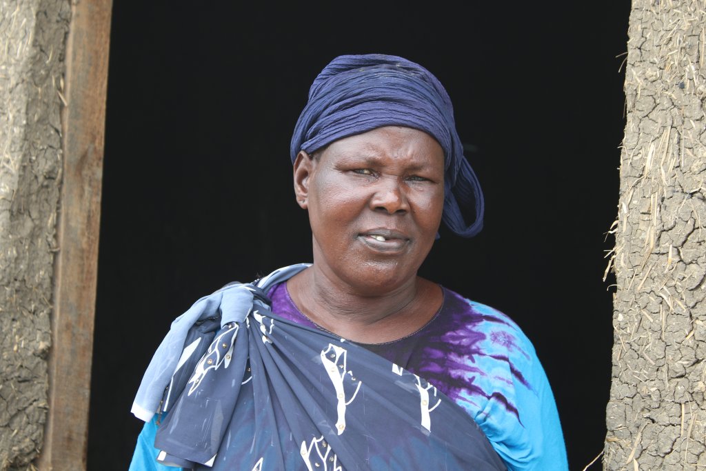 A woman in South Sudan.