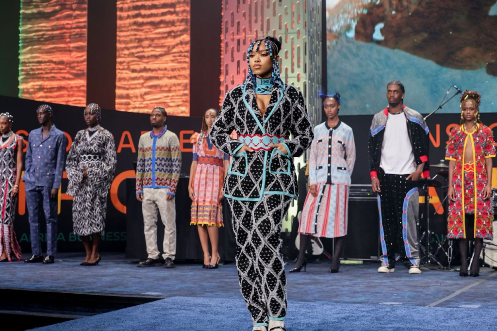 A fashion show during the Unstoppable Africa event.