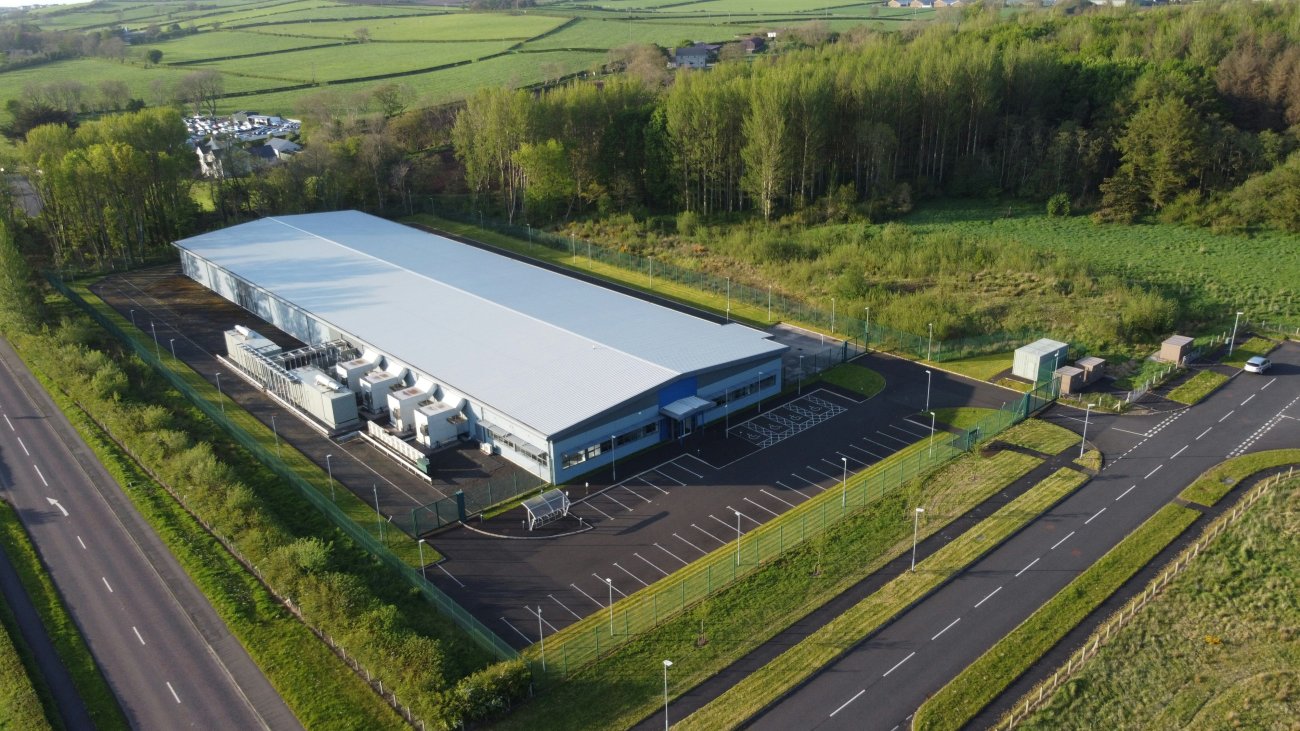 A data centre.